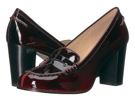 michael michael kors bayville loafer deep red patent 